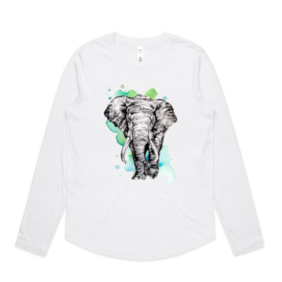 Big Fella - Womens Curve Longsleeve Tee Thumbnail