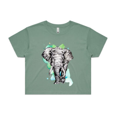 Big Fella - Womens Crop Tee Thumbnail
