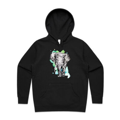 Big Fella - Womens Stencil Hood Thumbnail