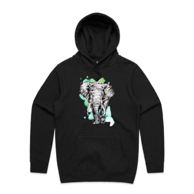 Big Fella - Mens Stencil Hoodie Thumbnail