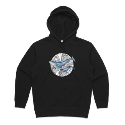 Galaxy Whales - Womens Premium Hood Thumbnail