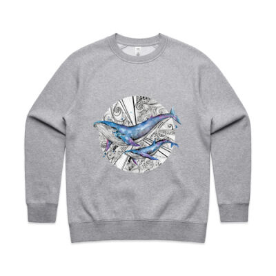 Galaxy Whales - Womens Supply Crew Thumbnail