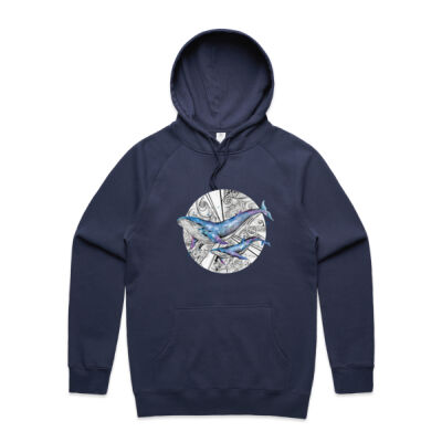 Galaxy Whales - Mens Supply Hood Thumbnail