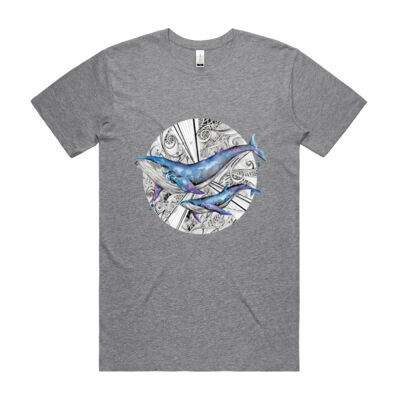 Galaxy Whales - Mens Staple Organic Tee Thumbnail