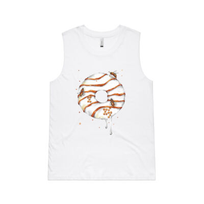 Honey Bee Donut - Womens Upside Tank Thumbnail