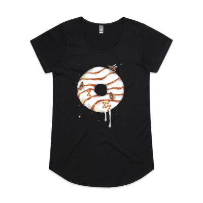 Honey Bee Donut - Womens Mali Tee Thumbnail