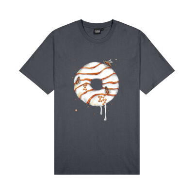 Honey Bee Donut - Mens Outline Tee Thumbnail