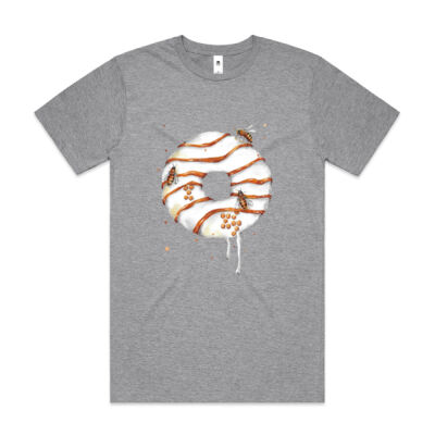 Honey Bee Donut - Mens Block T shirt Thumbnail