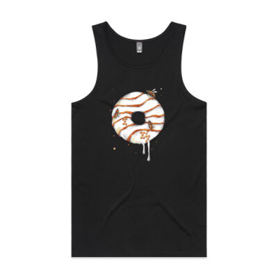 Honey Bee Donut - Mens Lowdown Singlet Thumbnail