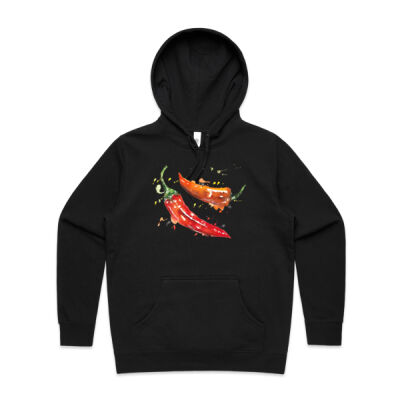 Chillies - Womens Stencil Hood Thumbnail