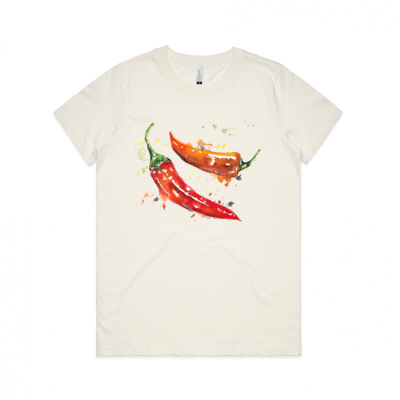 Chillies - Womens Maple Organic Tee Thumbnail