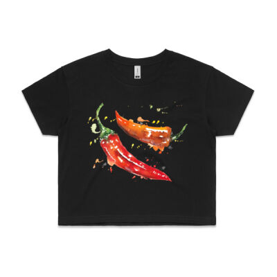Chillies - Womens Crop Tee Thumbnail