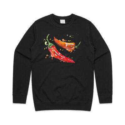 Chillies - Mens Premium Crew Thumbnail