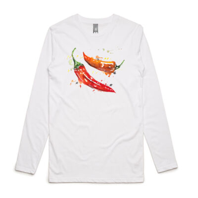 Chillies - Mens Ink Longsleeve Tee Thumbnail