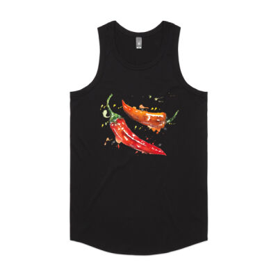 Chillies - Mens Authentic Singlet Thumbnail