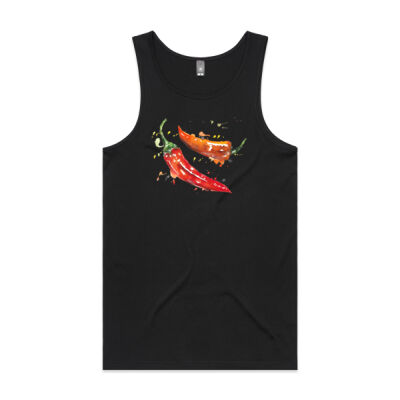 Chillies - Mens Lowdown Singlet Thumbnail