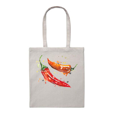 Chillies - Heavy Duty Canvas Tote Bag Thumbnail
