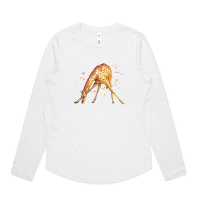 Awkward Giraffe - Womens Curve Longsleeve Tee Thumbnail