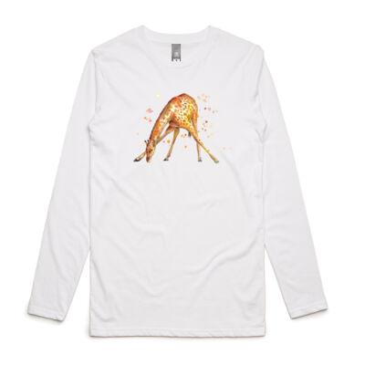 Awkward Giraffe - Mens Ink Longsleeve Tee Thumbnail