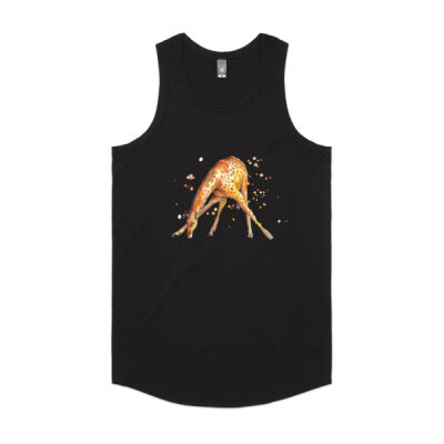 Awkward Giraffe - Mens Authentic Singlet Thumbnail