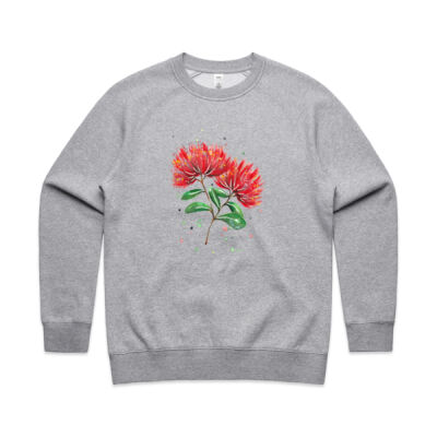 Pohutukawa flowers - Womens Supply Crew Thumbnail
