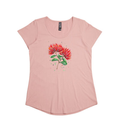 Pohutukawa flowers - Womens Stacy Tee Thumbnail