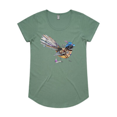 Steampunk Fantail - Womens Mali Tee Thumbnail