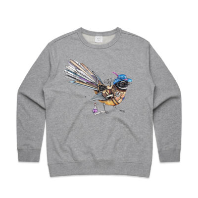 Steampunk Fantail - Womens Premium Crew Thumbnail