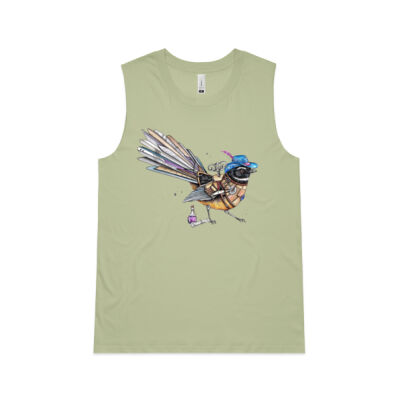 Steampunk Fantail - Womens Upside Tank Thumbnail