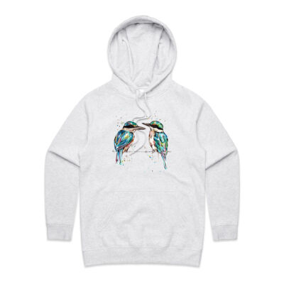 Pondering Kingfishers - Womens Supply Hood Thumbnail