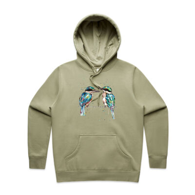 Pondering Kingfishers - Womens Stencil Hood Thumbnail