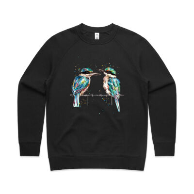 Pondering Kingfishers - Womens Supply Crew Thumbnail