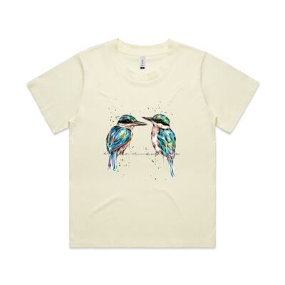 Pondering Kingfishers - Womens Martina Tee Thumbnail