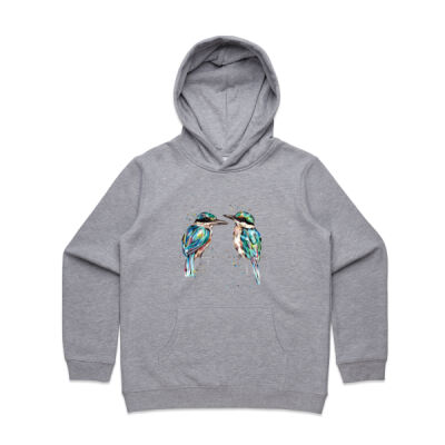 Pondering Kingfishers - Kids Supply Hoodie Thumbnail