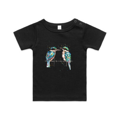 Pondering Kingfishers - Kids Wee Tee Thumbnail