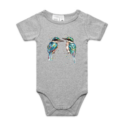 Pondering Kingfishers - Mini-Me One-Piece Thumbnail