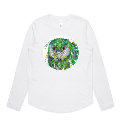 Kakapo - Womens Curve Longsleeve Tee Thumbnail