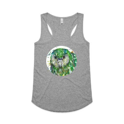 Kakapo - Womens Yes Racerback Singlet Thumbnail