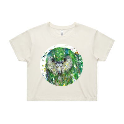 Kakapo - Womens Crop Tee Thumbnail