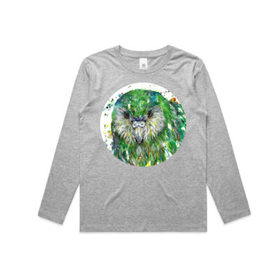 Kakapo - Kids Longsleeve Tee Thumbnail