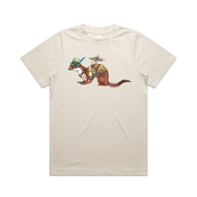 Steampunk Stoat - Womens Heavy Tee Thumbnail