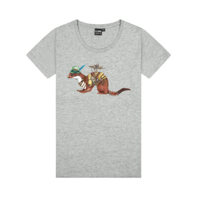 Steampunk Stoat - Womens Silhouette Tee Thumbnail