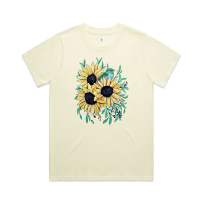 Sunflowers and Waxeye - Womens Classic Tee Thumbnail