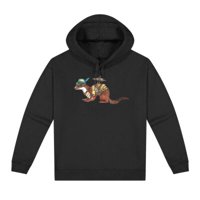 Steampunk Stoat - Mens Pocketless Hoodie Thumbnail