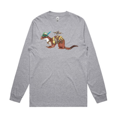 Steampunk Stoat - Mens General Long Sleeve Tee Thumbnail