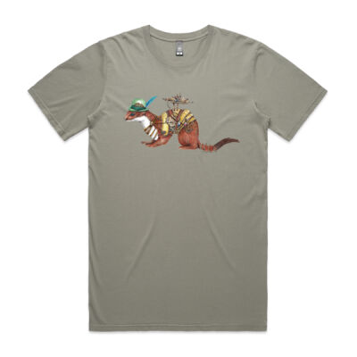 Steampunk Stoat - Mens Faded Tee Thumbnail