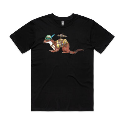 Steampunk Stoat - Mens Staple Minus T shirt Thumbnail