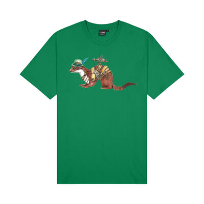 Steampunk Stoat - Kids Outline Tee Thumbnail