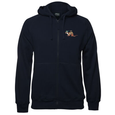 Steampunk Stoat - Kids Full Zip Fleecy Hoodie Thumbnail