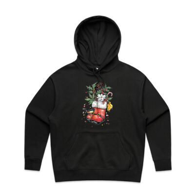 Christmas NZ Tomtit - Womens Heavy Hood Thumbnail